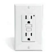 Leviton GFCI Receptacle, 15 Amp Non Tamper-Resistant with LED Indicator Light, Self Test, GFNT1-00W, White