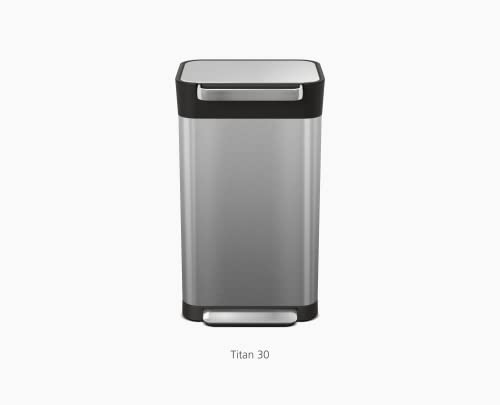 Joseph Joseph Eco Trash Bags, Recycled plastic, Extra strong, With Drawstring, 13.2 Gallons, Grey