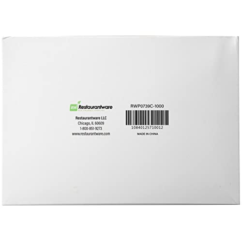 Restaurantware Plastic Food Wraps 1000 Pack of 10.75" x 8" Pre-Cut Clear Sandwich Wraps Disposable Pop-Up Microwavable Freezable Greaseproof Food Covers for Burgers, Snacks, and Take Out