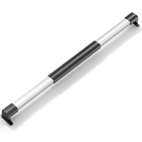 RV Screen Door Handle Adjustable Cross Bar Universal Fit Push Bar Metal and Plastic Durable Construction Crossbar for Travel Trailer Motorhome Camper Accessories
