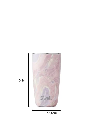 S'well Stainless Steel Tumbler - 18 Fl Oz - Geode Rose