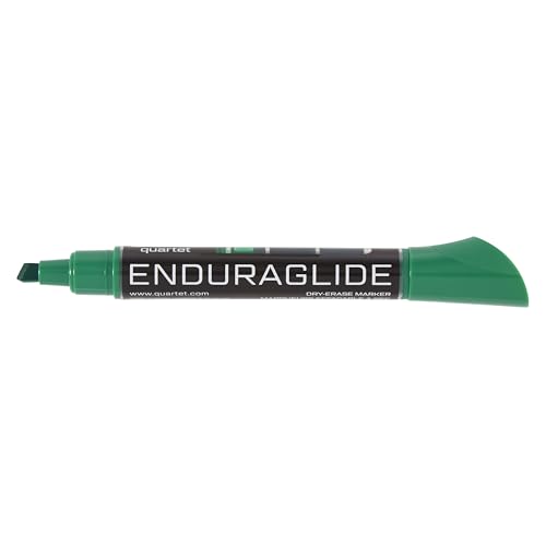 Quartet EnduraGlide Dry-Erase Markers, Chisel Tip, Bold Colour, Assorted Colours, 12-pack (6447459961)