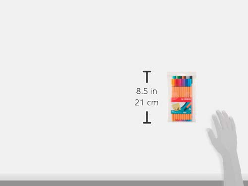 STABILO Fineliner point 88 - Wallet of 20 - Assorted Colors
