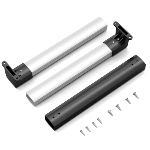 RV Screen Door Handle Adjustable Cross Bar Universal Fit Push Bar Metal and Plastic Durable Construction Crossbar for Travel Trailer Motorhome Camper Accessories