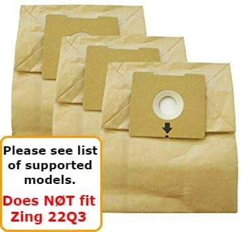 Vacurama Premium Vacuum Bags for Bissell Zing PowerForce 4122, 2154, 4122D, 1668, 1668C, 1668W, 2154A, 2154C, 2154W, 1608 Models. Replacement for Bag Number 213-8425