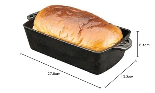Camp Chef CIBP9 Home Seasoned Cast Iron Bread Pan (Black)