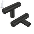 homdiy 15 Pack Black Cabinet Knobs Black Drawer Knobs, Stainless Steel Kitchen Cabinet Knobs Cupboard Knobs 2in Overall Length