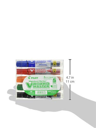 PILOT PIL358388 BeGreen V Board Master Whiteboard Marker-2.2 mm, 5.2mm Point Size-Chisel Point Style-Refillable