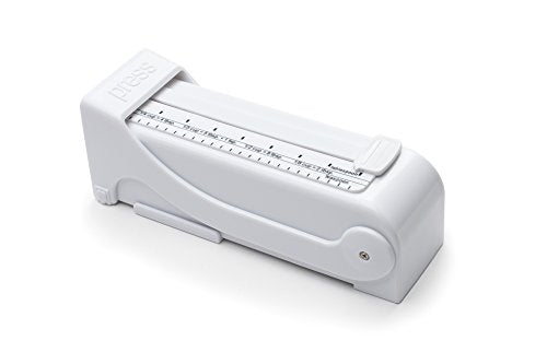 KitchenArt 32000 Buttermate Butter Cutter Slicer, Measuring Dispenser and Keeper, White - One Stick Capacity