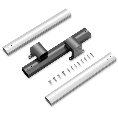 RV Screen Door Handle Adjustable Cross Bar Universal Fit Push Bar Metal and Plastic Durable Construction Crossbar for Travel Trailer Motorhome Camper Accessories