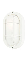 Westinghouse 6783514 Traditional One-Light Outdoor Wall Fixture, White Finish, White Glass Lens