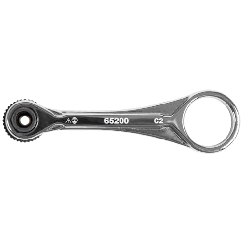 Klein Tools 65200 Ratchet Set, 5-Piece Mini Ratchet Set with Phillips, Slotted, and Adapter for Other Socket Sizes, for Tight Spaces