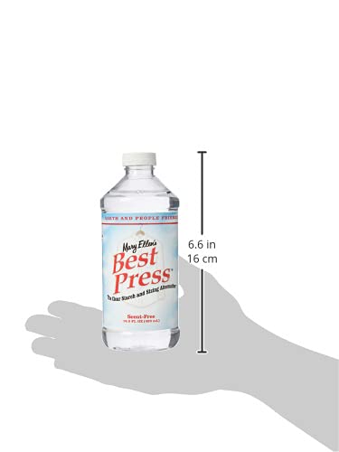 Mary Ellen's Best Press Clear Starch Alternative 16-Ounce, Scent Free