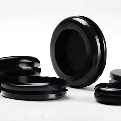 Vrupin 188 Pieces Closed Rubber Grommet Firewall Solid Closed Hole Plug Assortment Kit for Wire Electrical Appliance Plumbing