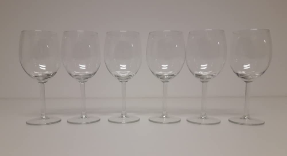 Red Wine Glass by IKEA- Svalka Series Set of 6, 10 0Z
