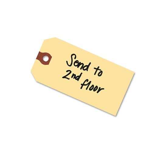 Manila Shipping Tags, Manila, 2-3/4" x 1-3/8", 1000/BX