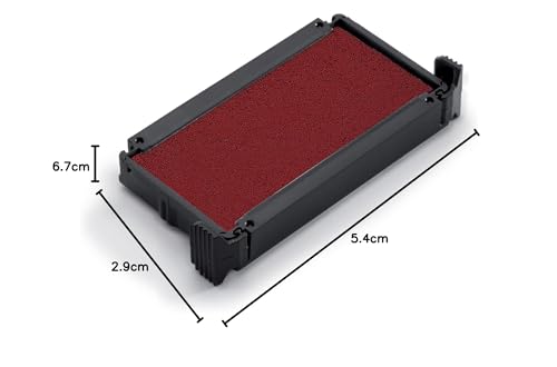 Trodat Printy 4911 Self-Inking Stock Stamp- "FAXED" (w/box) Red pad, Climate Neutral, Up to 65% Recycled Plastic.