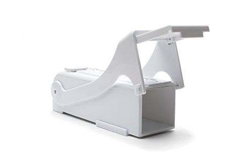 KitchenArt 32000 Buttermate Butter Cutter Slicer, Measuring Dispenser and Keeper, White - One Stick Capacity