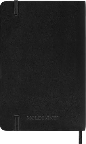 Moleskine Classic 12 Month 2026 Weekly Horizontal Planner, Soft Cover, Pocket (3.5" x 5.5"), Black, 144 pages
