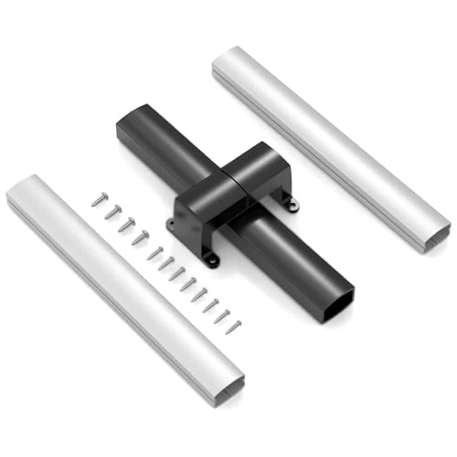 RV Screen Door Handle Adjustable Cross Bar Universal Fit Push Bar Metal and Plastic Durable Construction Crossbar for Travel Trailer Motorhome Camper Accessories
