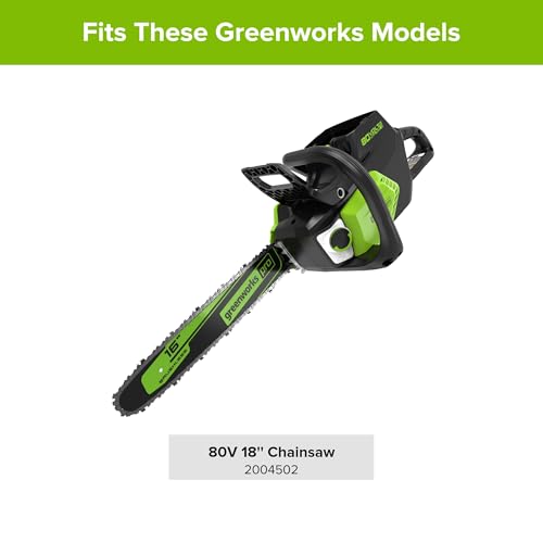 Greenworks 16" Chainsaw Chain, 3/8" Pitch, 0.05" Gauge, 56 Drive Links, Genuine Greenworks Replacement Part 2904402