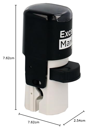 ExcelMark Round Teacher Emoji Stamp - Smirking Shades