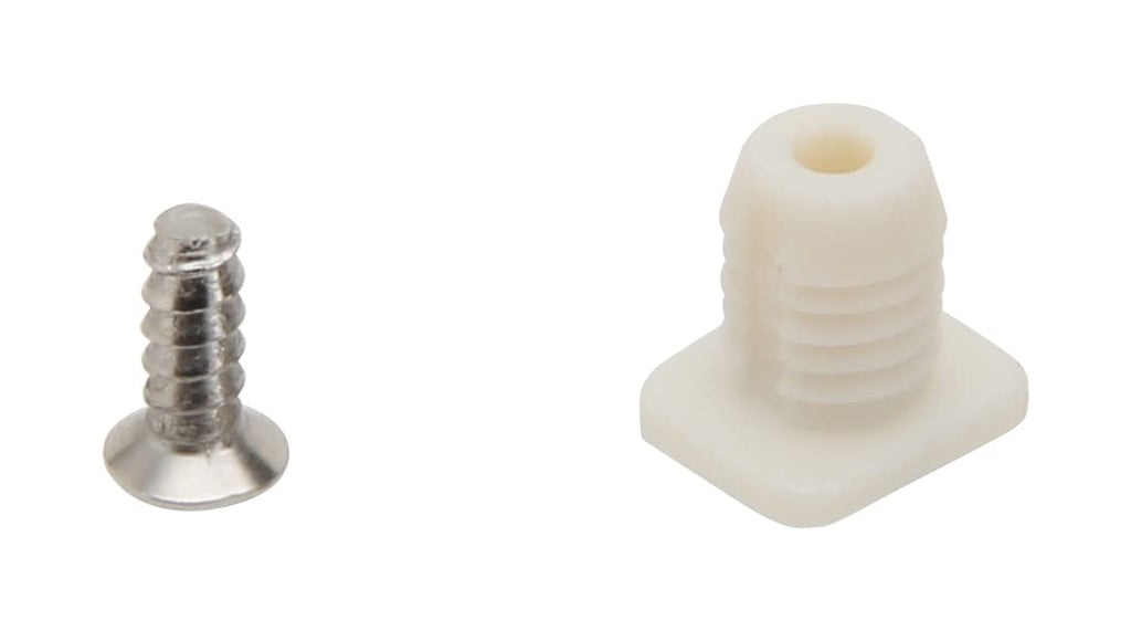Silverline Hardware Silverline 8mm Plastic Hinge Dowel Inserts with Screws,50 Pcs