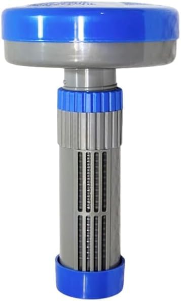 Floating Dispenser for Hot Tub / Spa / Small Pool - Accepts up to 1-1/8" Chlorine or Bromine Mini Tabs - Adjustable Flow Rate Tablet / Chemical Floater
