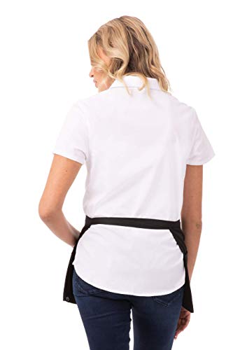 Chef Works Unisex Waitress Apron, Black (2 Pack), One Size