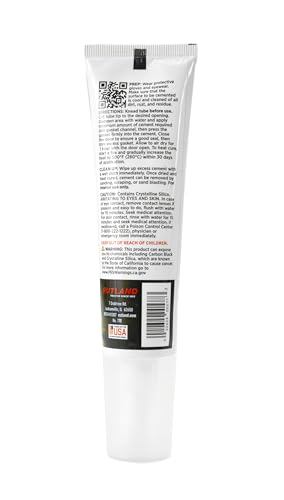 Rutland Fiberglass Gasket Cement, 2.3-Ounce Tube