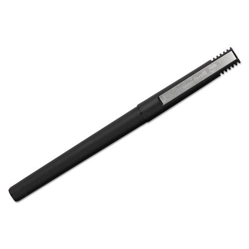 uni-ball Roller Rollerball, Stick Roller Ball Pen Micro-0.5mm, 12 Pack, Red Ink (60152)