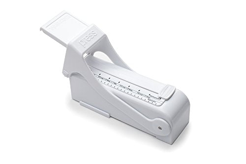 KitchenArt 32000 Buttermate Butter Cutter Slicer, Measuring Dispenser and Keeper, White - One Stick Capacity