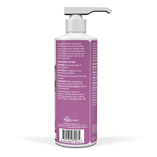 Aquascape 98907 Fountain Scale Free Water Treatment, 236ml/8.5 oz