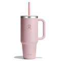 Hydro Flask 40 Oz All Around Stainless Steel Travel Tumbler with Leak Resistant Flexible Straw Press-in Lid, Trillium