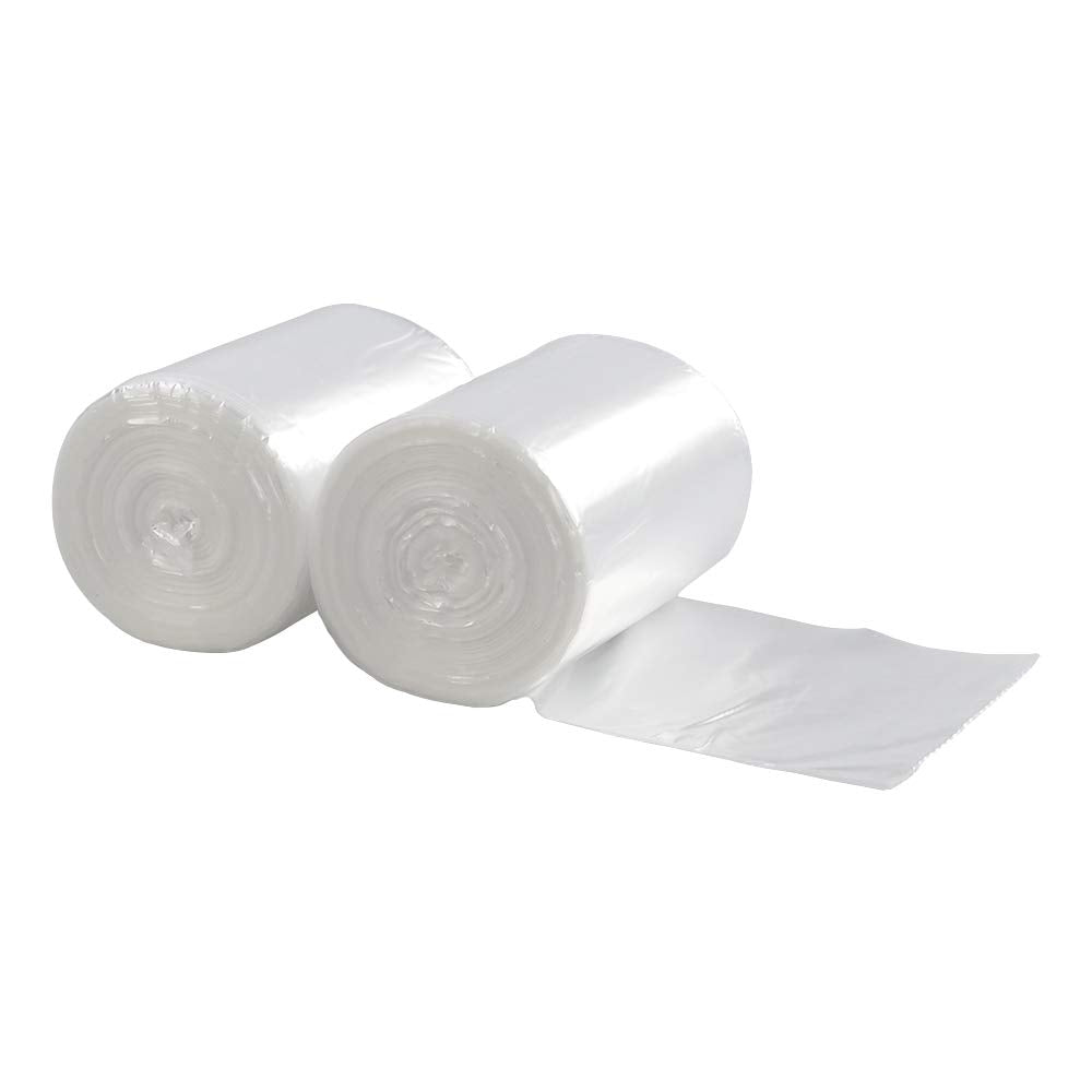 Ortodayes 3 Gallon Clear Trash Bags, 2 Rolls/200 Bags