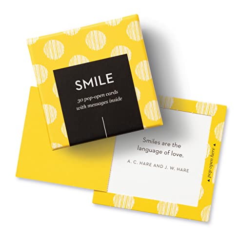 Compendium ThoughtFulls Pop-Open Cards — 3-Pack of You're Awesome, Smile, Be Happy — 90 Pop-Open Cards, Each with a Different Message Inside