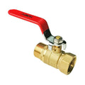 HQMPC Garden Hose Shut Off Valve Ball Valve 3/4" GHT Water Turn Off Heavy Duty Hoses On Off Valve Brass Shut Off Valve Hose Ball Valves 1Pc Long Handle