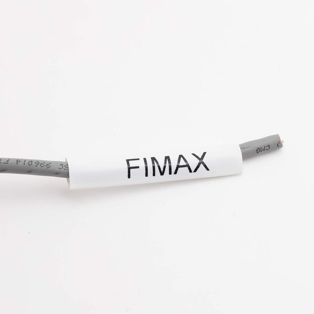 Rhino 18051 Compatible Dymo 4200 Rhino Heat Shrink Tube Labels for DYMO 18051 1/4" 6mm Industrial Label Tapes Work with DYMO 4200 5200 5000 6000 Industrial Label Maker, Black on White, 3-Pack