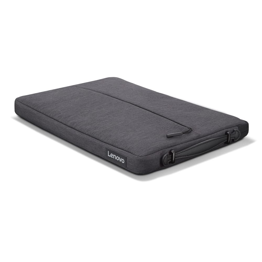 Lenovo Urban Sleeve 14-inch for Laptop/Notebook/Tablet - Water Resistant - Padded Compartments - Zippered Accessory Storage - Reinforced Rubber Corners - Extendable Handle - Charcoal Grey