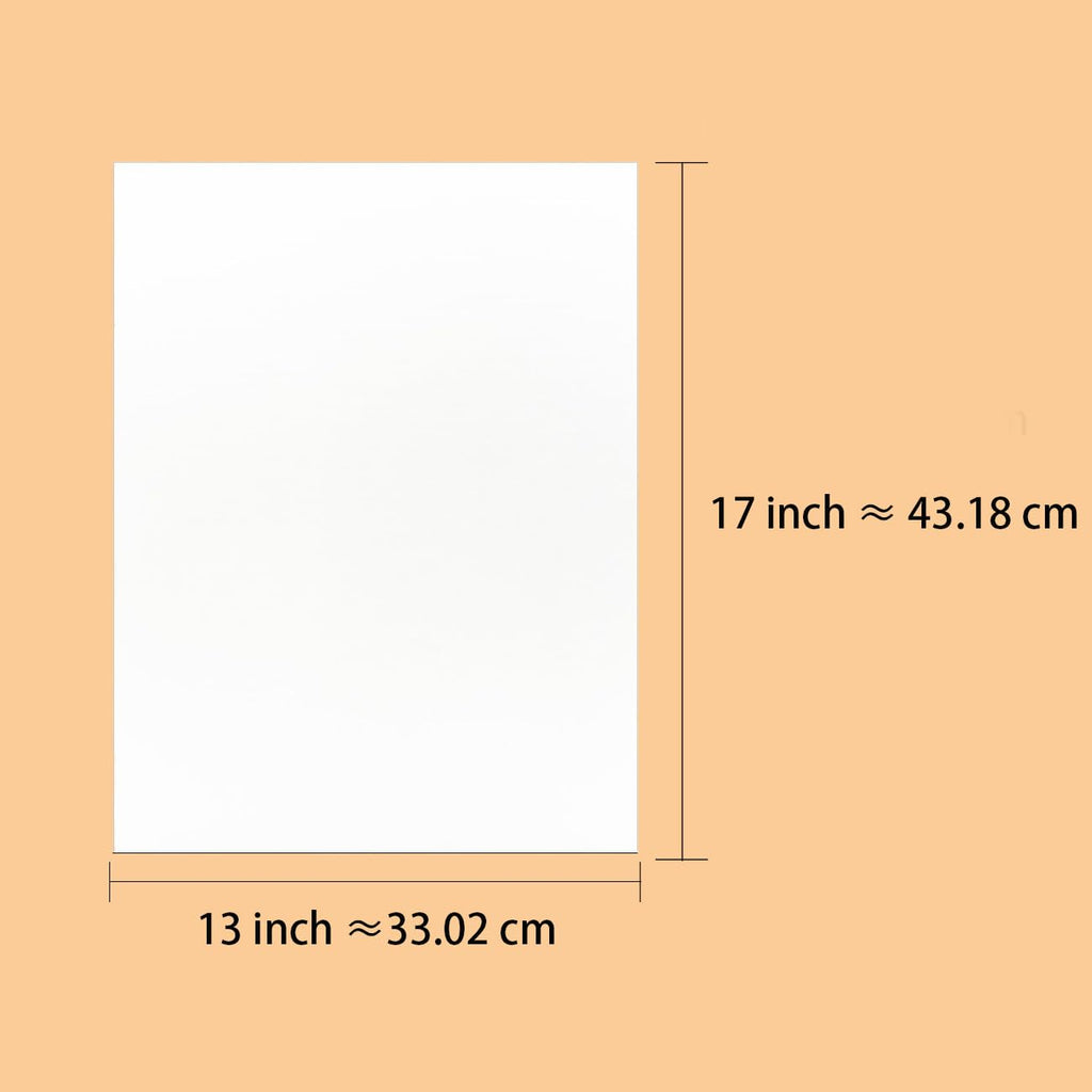 13 x 17 Inch Corrugated Cardboard Sheets Flat Layer Pads White Cardboard Rectangle Separators Bulk Flat Card Boards Inserts for Packing, Shipping,Art,Mailing,Diy Crafts,Divider Backing 50 Pack