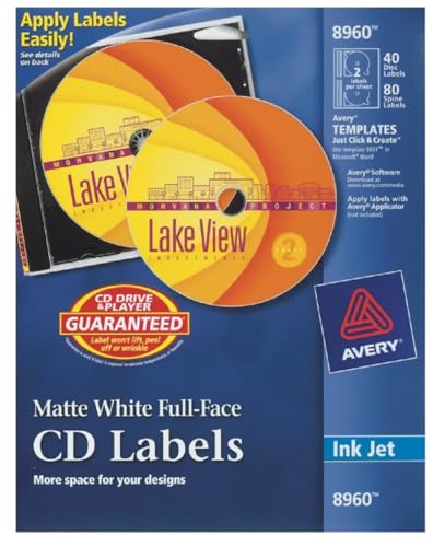 CD Labels, 80 Jewel Case Spine Labels