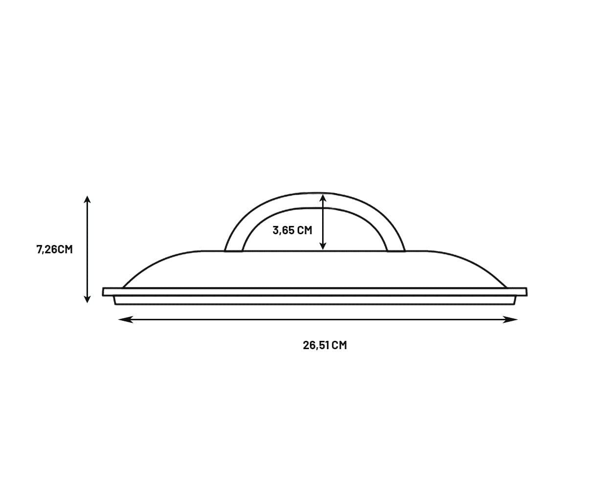 Lodge L8IC3 10-1/4-Inch Logic Cast-Iron Lid