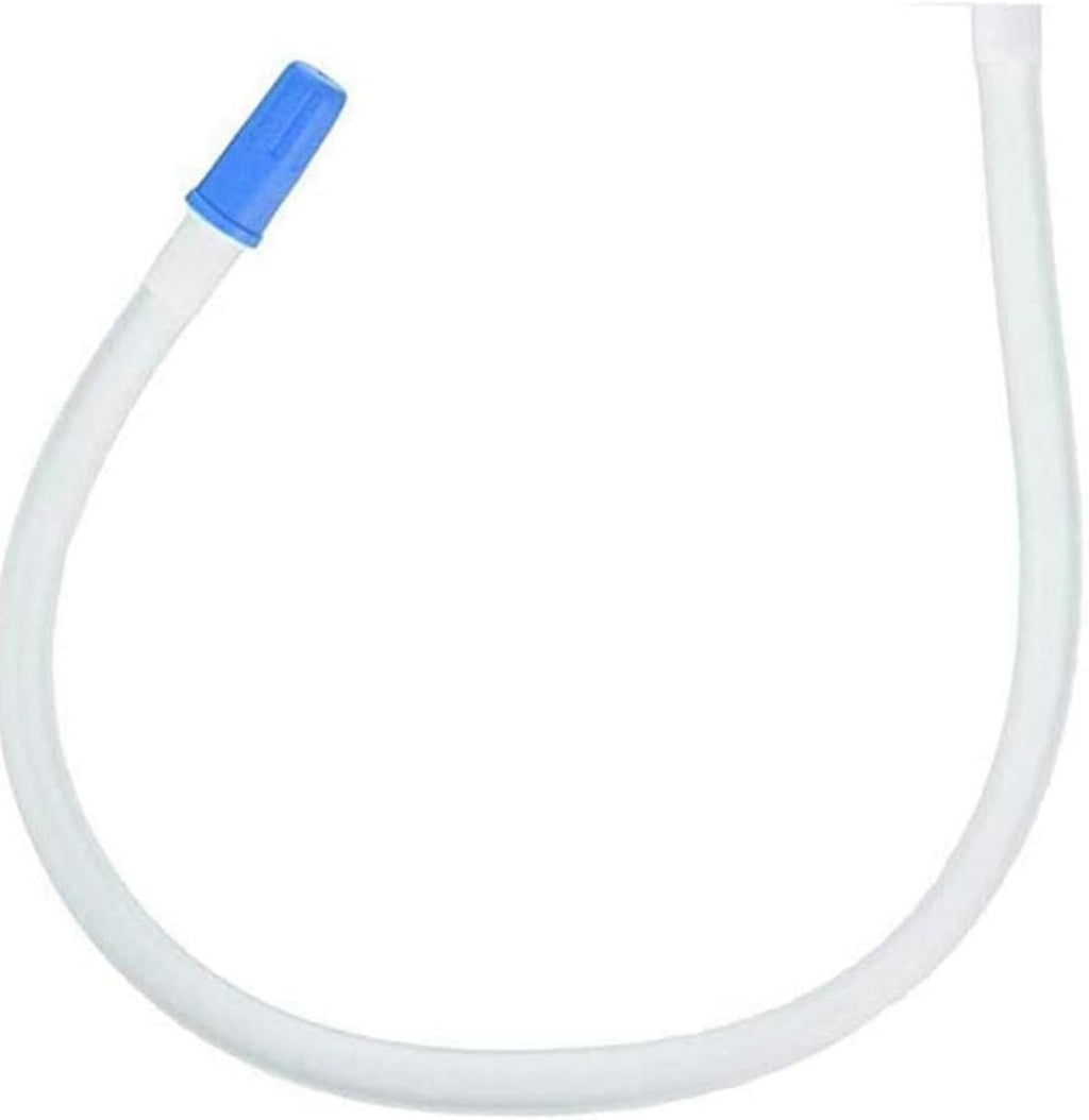 3 Pack Easy-Tap Leg Bag Urinary Drainage Bag, 600 ml with 3 18” Tubing, Anti-Reflux Valve, Cloth Straps Easy Flip Drain