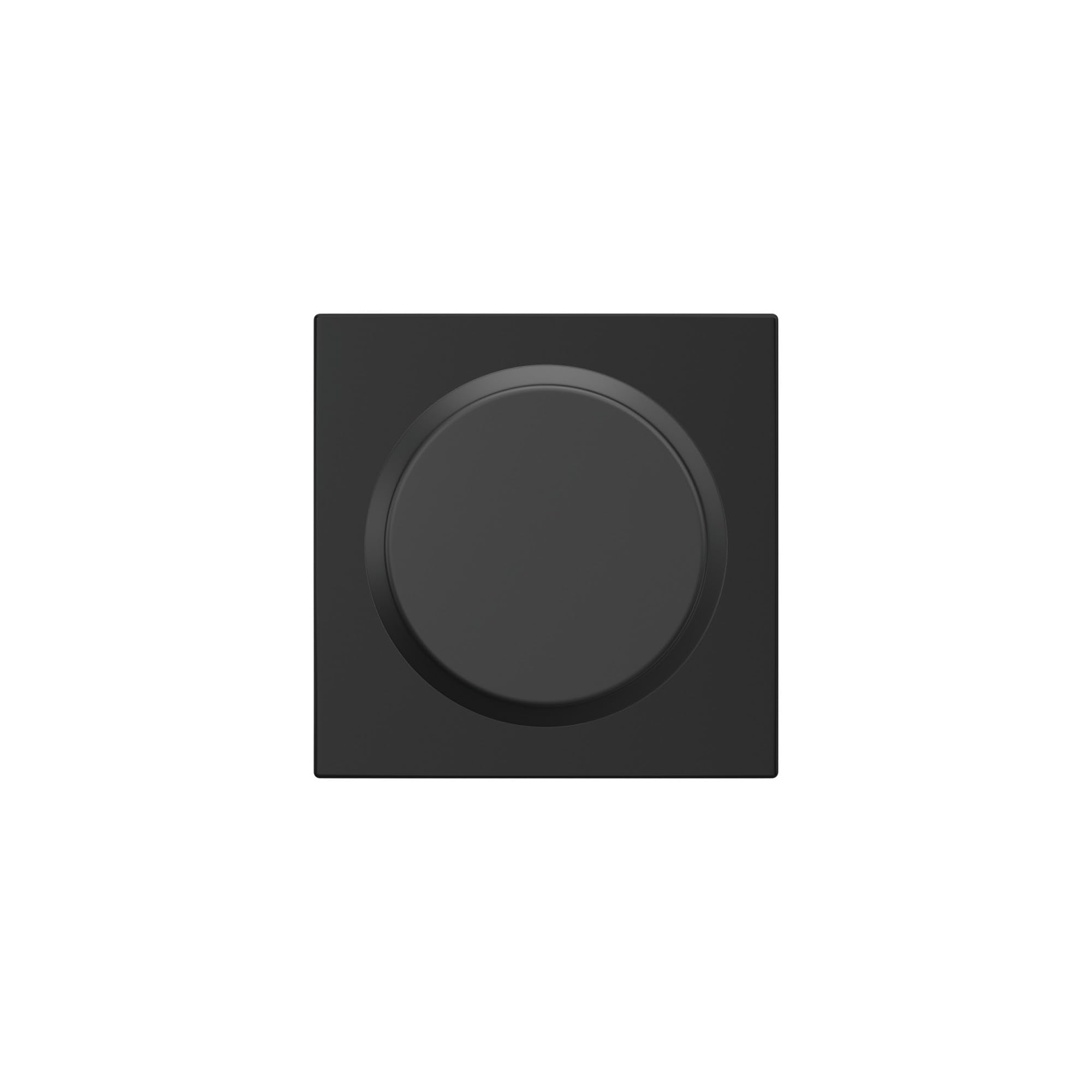 Schlage F170 BWE 622 Bowery Door Knob with Standard Trim, One-Sided Non-Turning Dummy Handle, Matte Black