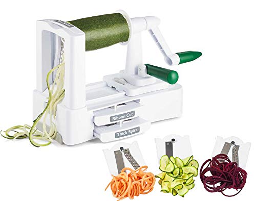 Veggetti Pro Table-Top Spiralizer, Quickly Spiral Slice Vegetables into Healthy Veggie Pasta