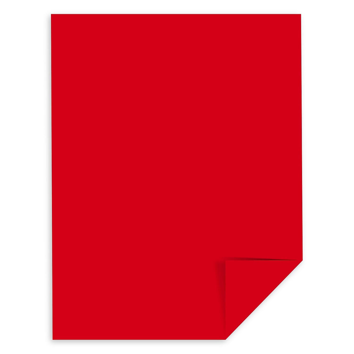 Neenah 21558 Astrobrights Premium Color Paper, 24 lb, 8.5 x 11 Inches, 500 Sheets, Re-Entry Red