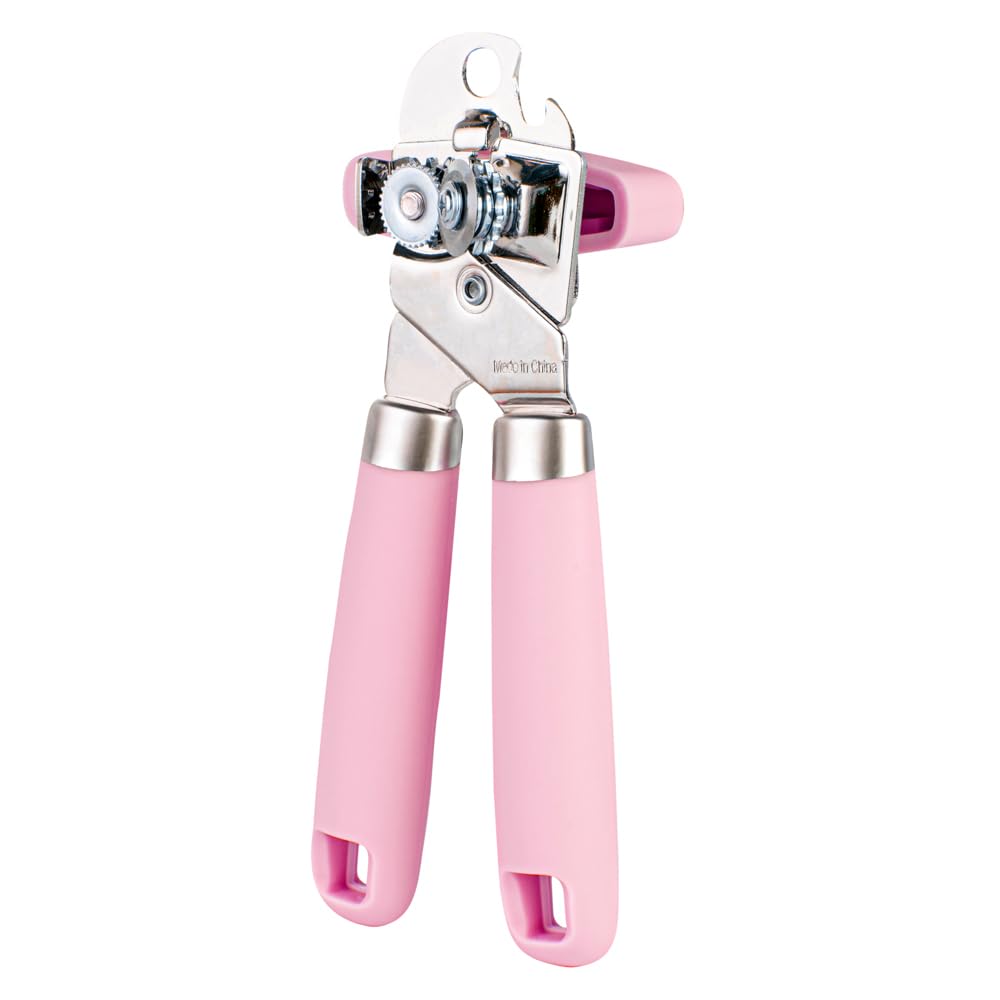 Restaurantware Can Opener 1 Pack 7.64 x 1.94 x 2.13 Inches Stainless Steel Rust Proof Manual with Built-in Bottle Opener and Ergonomic Handle