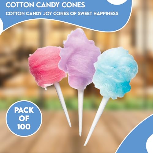 Perfectware Cotton Candy Cones 100ct