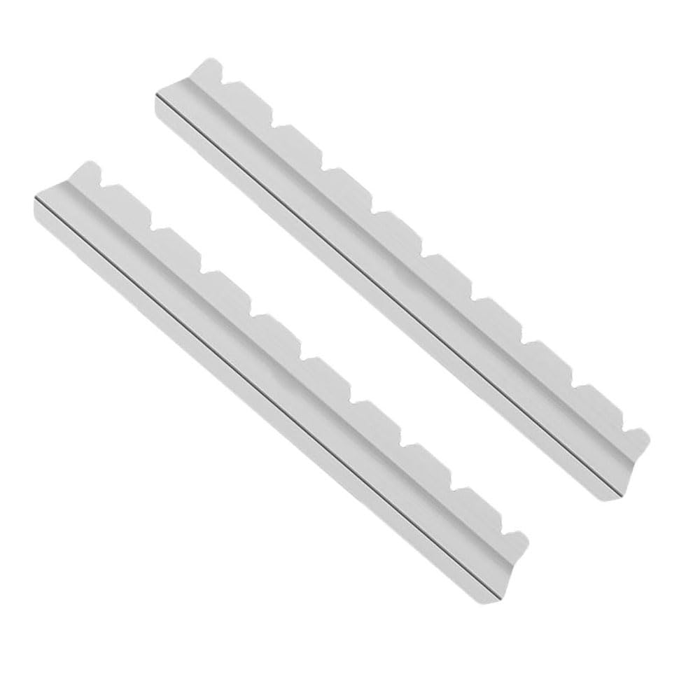 Stainless Steel Kebab Rack for BBQ Skewers, Shish Kabob Grilling Holder, 1 Pair