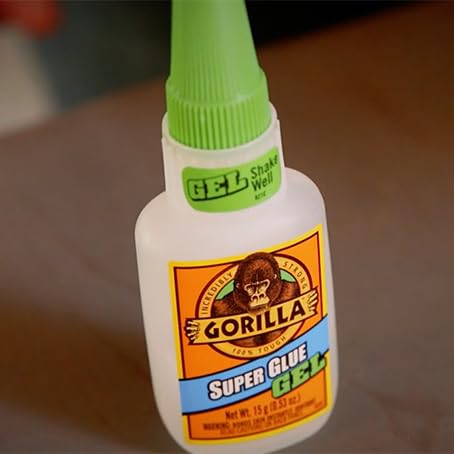 Gorilla Super Glue Gel XL, 25 Gram, Clear, (Pack of 1)